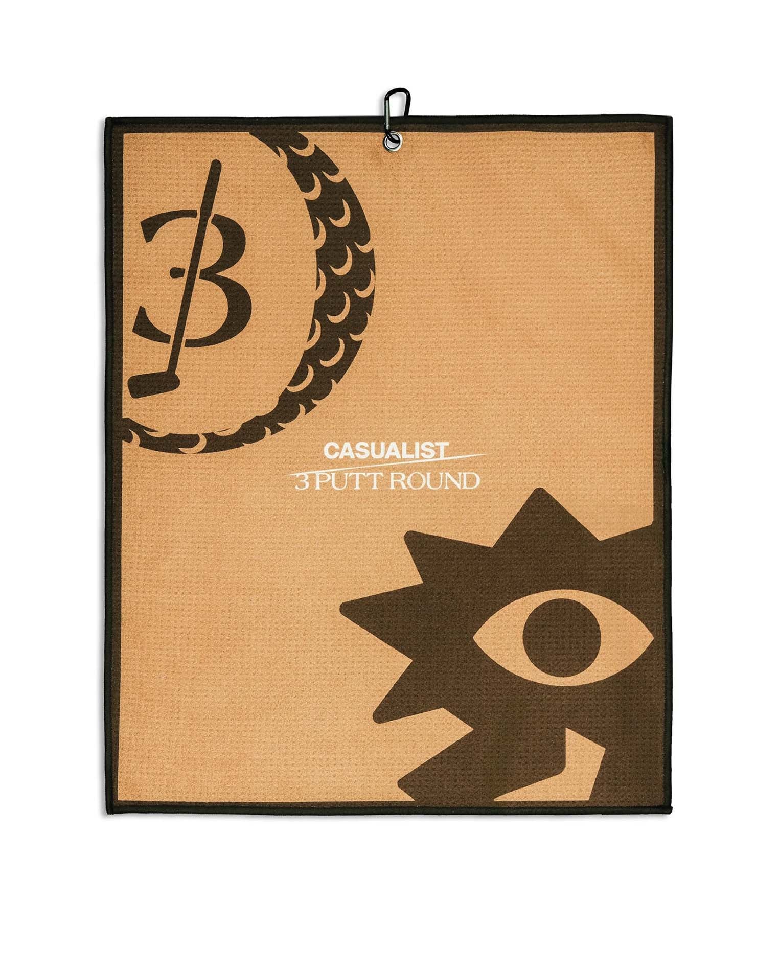 3Putt Round X Casualist - The "MORNING TRUTH TOWEL" - 40CM x 60CM