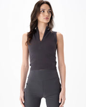 AIEA - Mock Neck Sleeveless Top