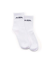 AIEA - White Crew Logo Socks