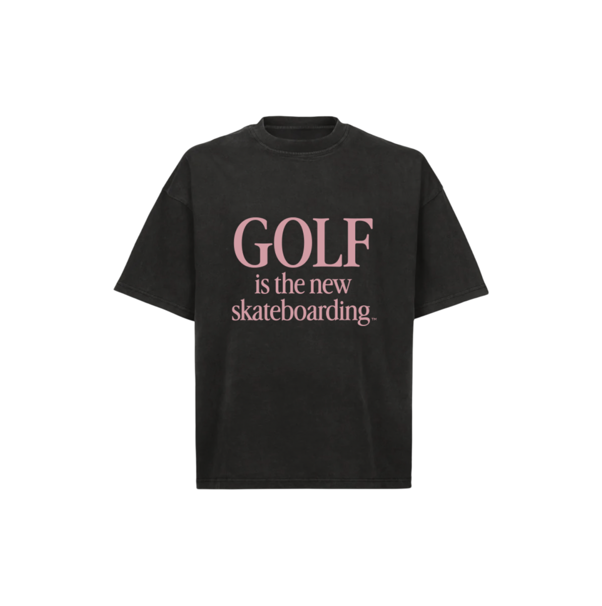 Golf is the new Skateboarding - Wash black & pink