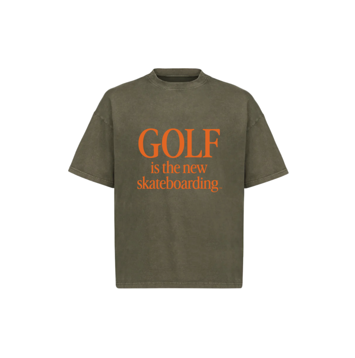 Golf is the new Skateboarding - Wash green & orange