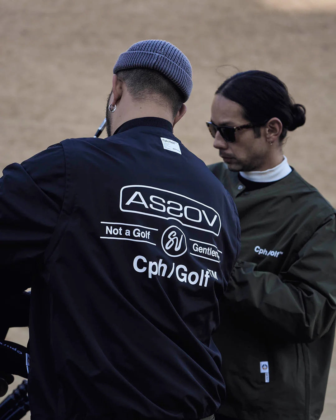 AS2OV × Cph/Golf™ - Detachable vest no collar jacket