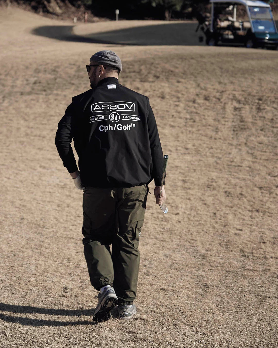 AS2OV × Cph/Golf™ - Detachable vest no collar jacket