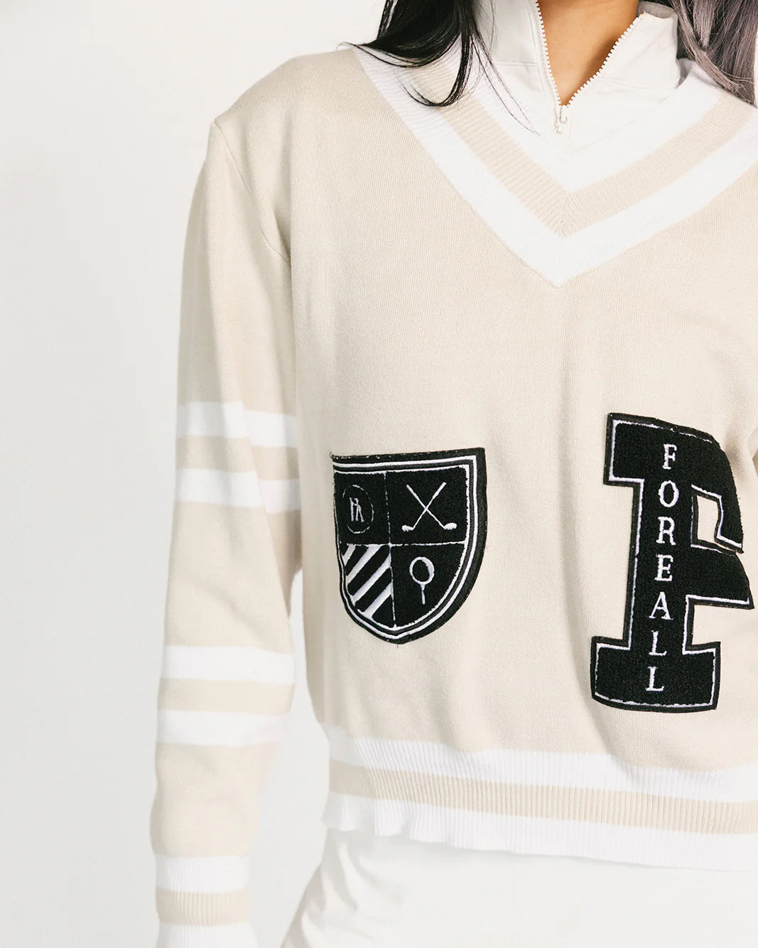 Fore All - Laurier Sweater - Sand