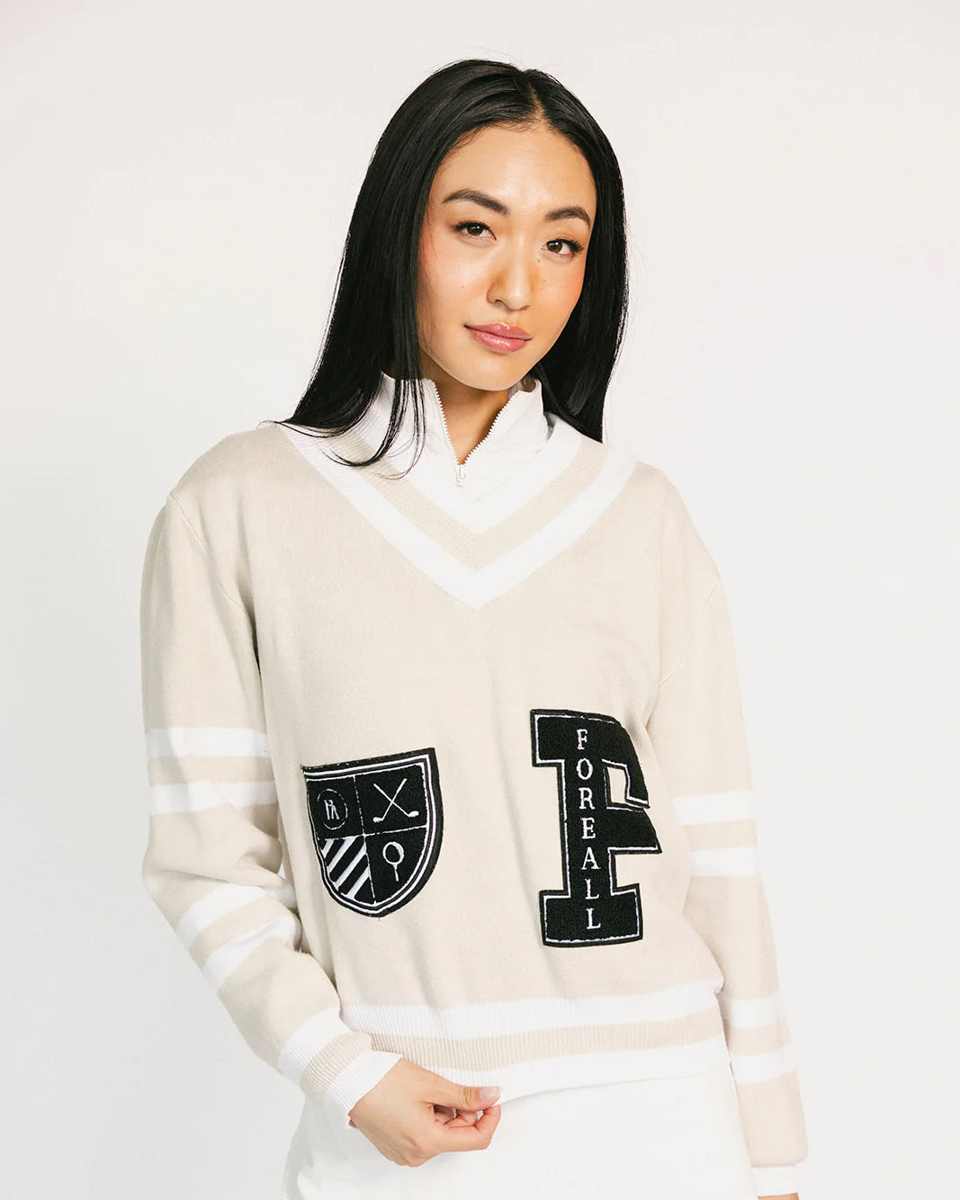 Fore All - Laurier Sweater - Sand
