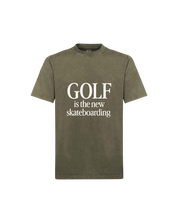 Golf is the new Skateboarding - Vintage Olive Regular Tee