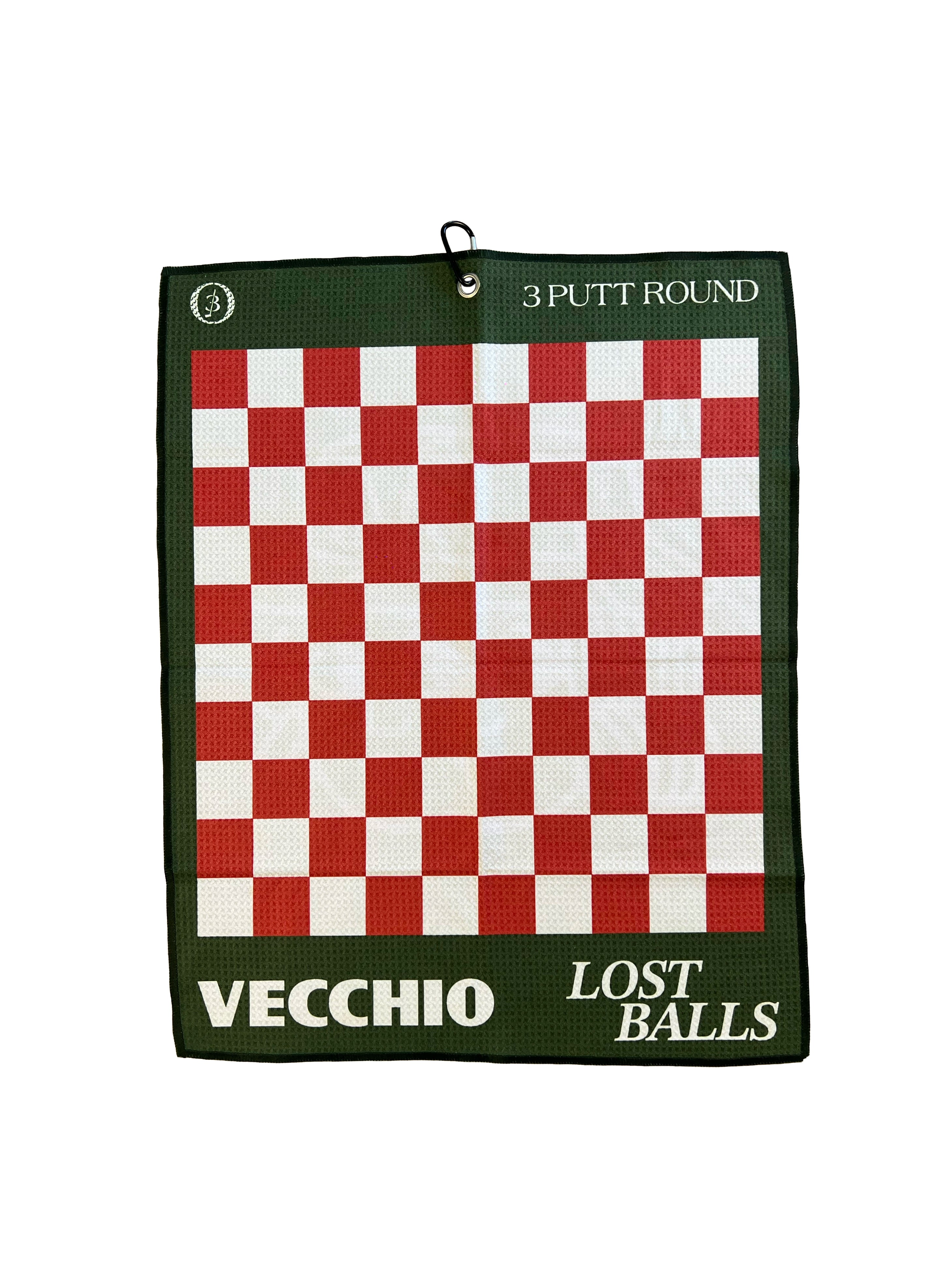 Lost Balls x 3PuttRound - Towel Checkered