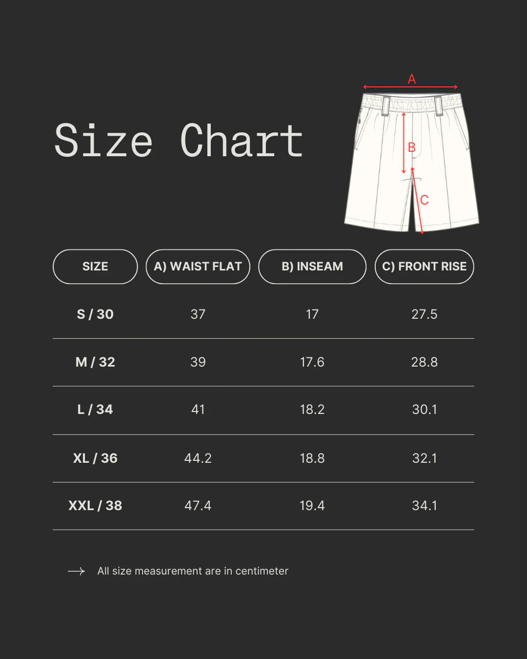 Left Of Field - Pin Tuck Golf Short