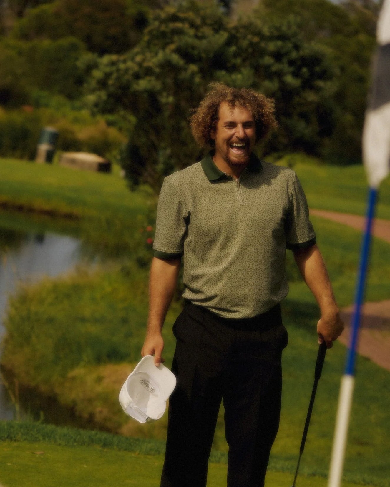 Left Of Field - Garie Polo Forest/Green