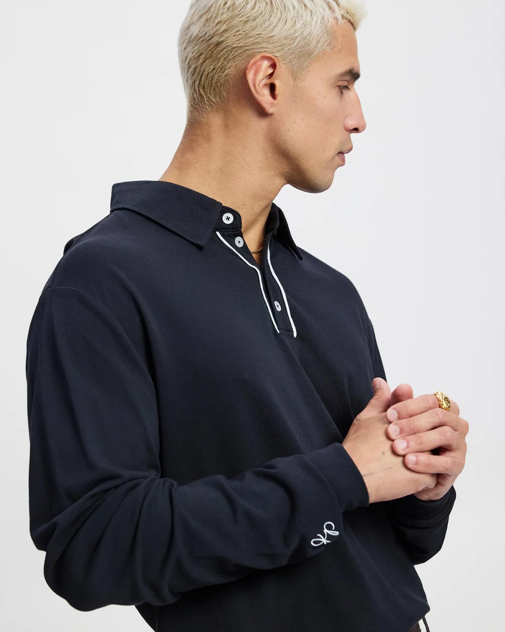 Malbon - Jesper Parnevik LS Cotton Pique Polo