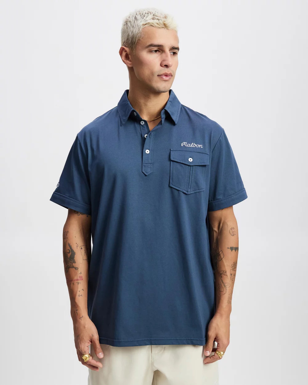 Malbon - Jesper Parnevik Single Pocket Mercerized Cotton Jersey Polo