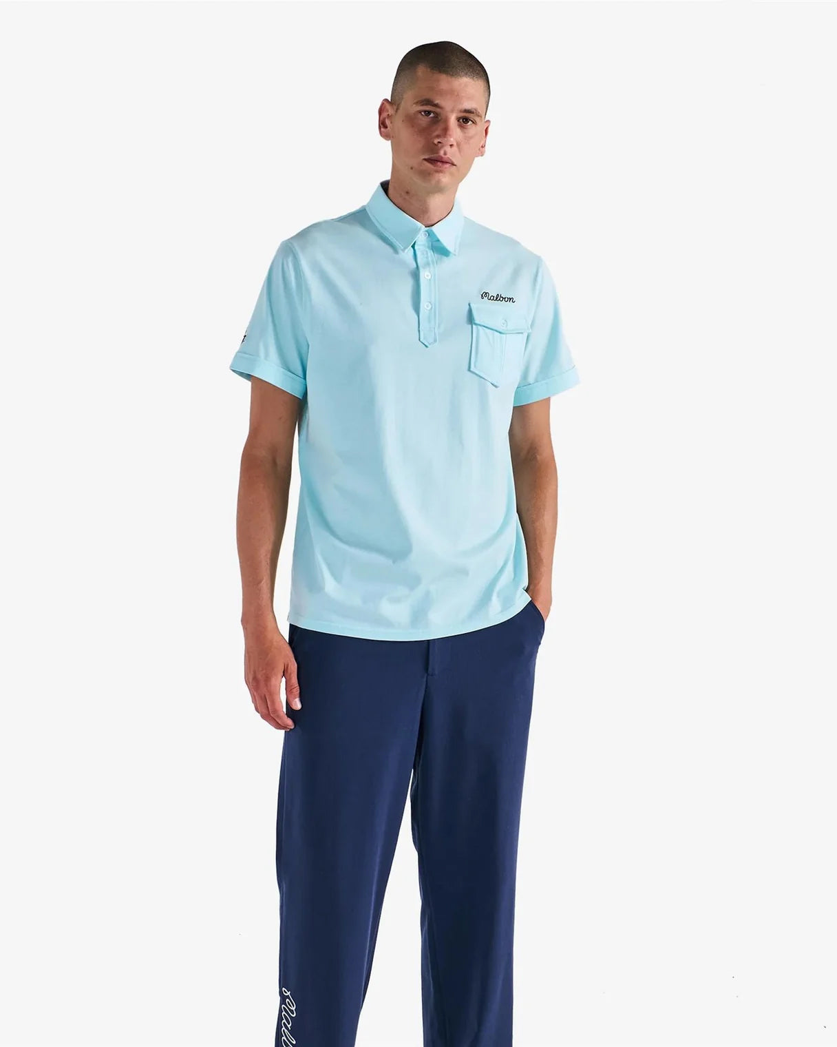 Malbon - Jesper Parnevik Single Pocket Mercerized Cotton Jersey Polo