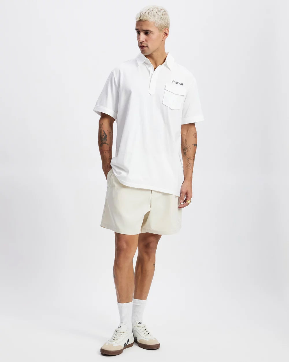 Malbon - Jesper Parnevik Single Pocket Mercerized Cotton Jersey Polo
