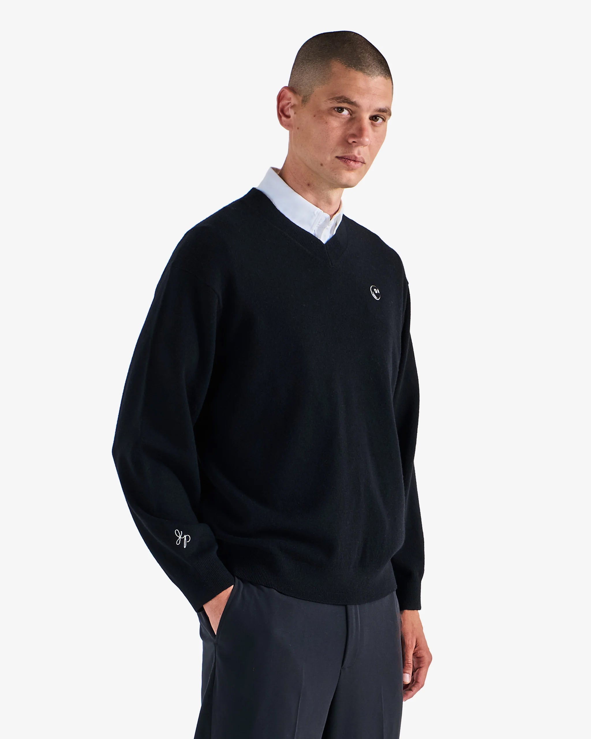Malbon - Jesper Parnevik V-Neck Merino Wool Sweater