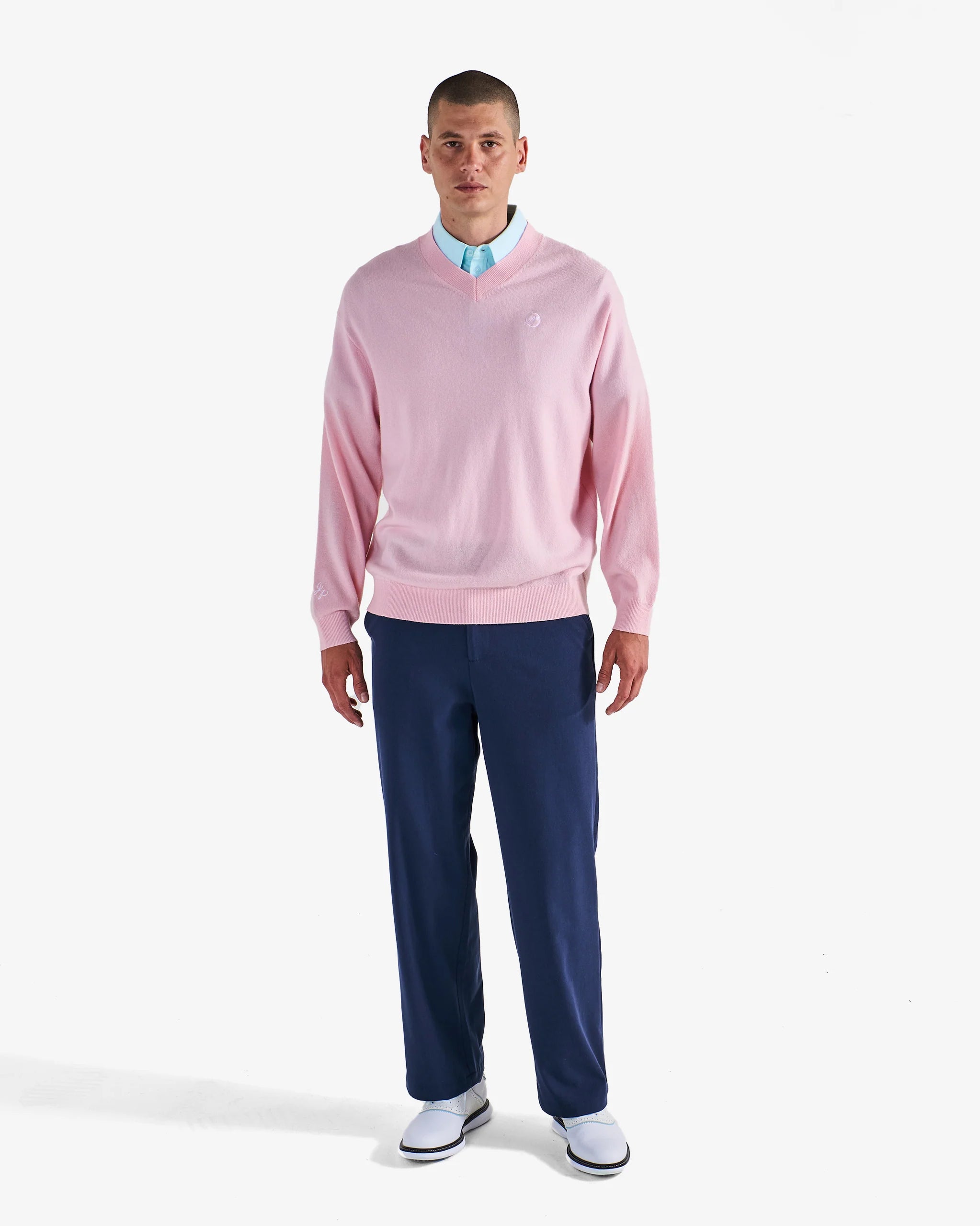 Malbon - Jesper Parnevik V-Neck Merino Wool Sweater