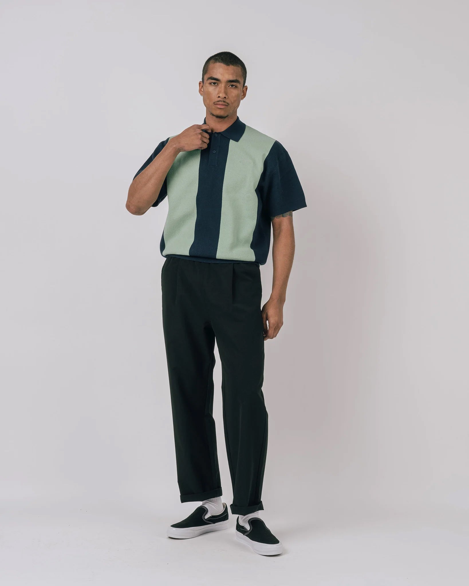 Students - Browne S/S Knit Polo Sweater