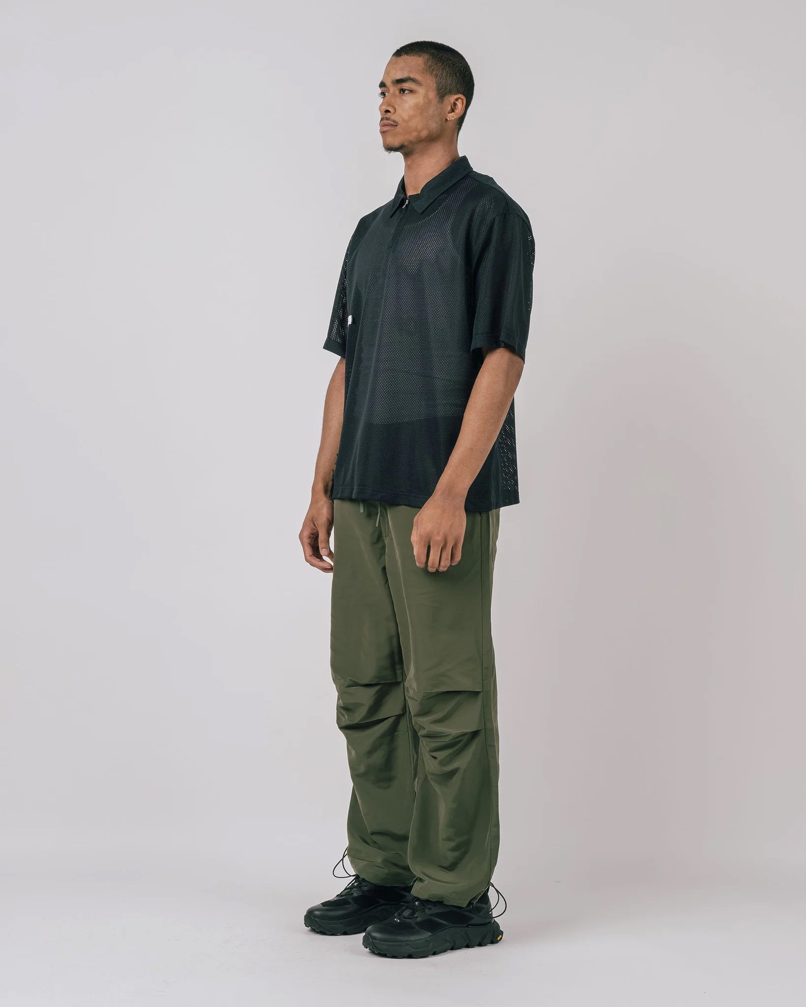 Students - Course Marshal S/S Mesh Zip Polo